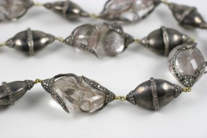 A close up of the necklace