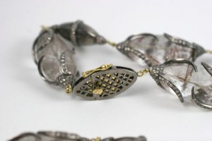 A close up of the bracelet on the wrist