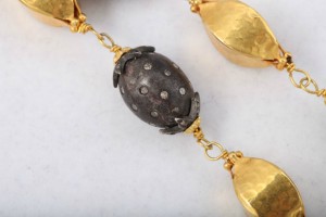 A close up of the necklace