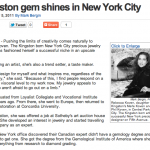 Kingston gem shines in New York City