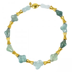 Aquamarine Cloud Necklace