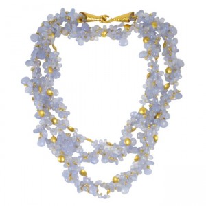 Chalcedony Sea Foam Necklace