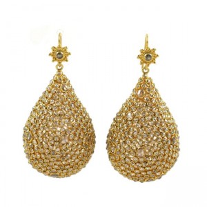 Rain Drop Pendant Earrings