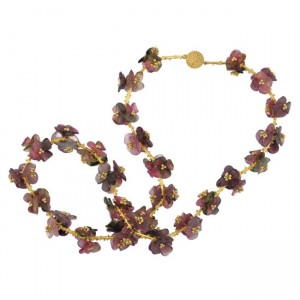 Tourmaline Flower Vine Wreath