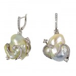 Baroque Pearl and Diamond Mermaid